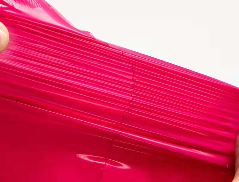 伊吾玫红色快递袋-05