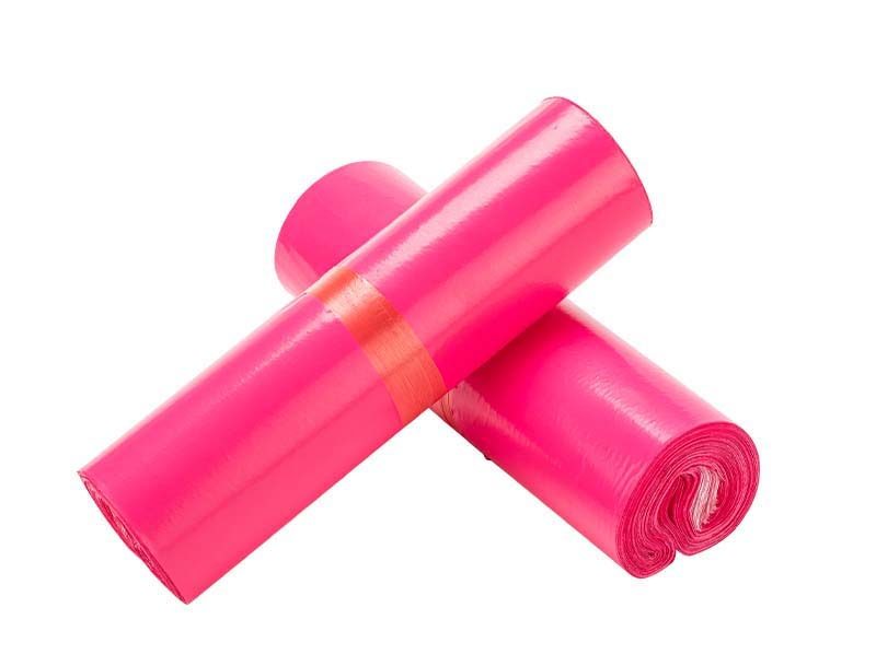 伊吾玫红色快递袋-02